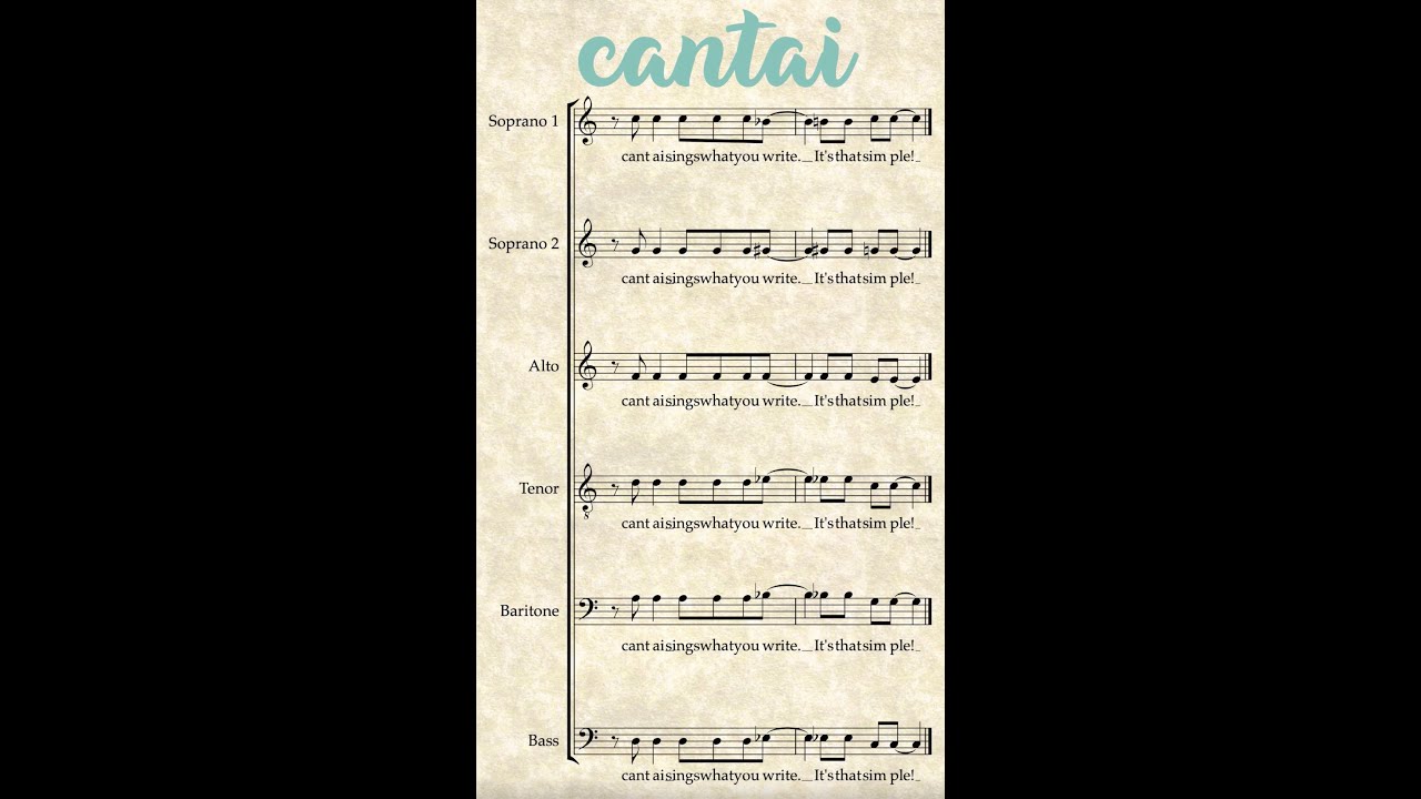 Cantai intelligent operatic and choral singing synthesizer - Full Demo Showcase 2025