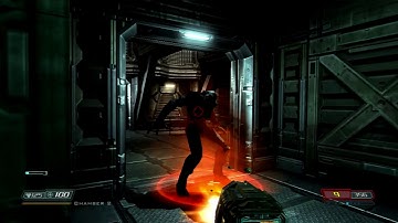 Doom 3 part 7 sub machine gun