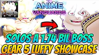 The *NEW* Gear 5 Luffy Vanguard IS GODLY Strong In Anime Vanguards Update 13!