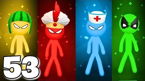 Stickman Party 1234 Player - Gameplay Walkthrough Part 53 - Tournament Mode (iOS, Android)