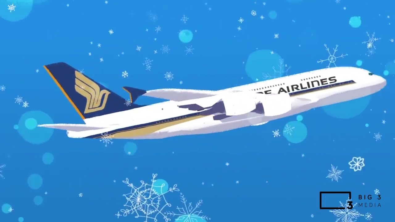 【CRAVE FX】新加坡航空公司SIA 圣诞节广告