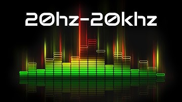 Audible frequency sweep 20hz-20Khz | Sound System and Hearing test | Mind blowing