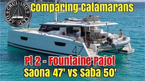 Comparing Catamarans for Liveaboard. FP - Saona 47...