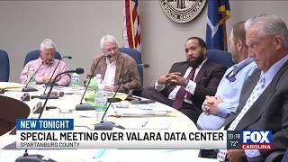 Special meeting over Valara data center in Spartanburg County