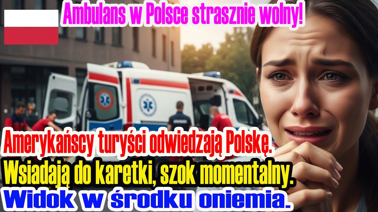 „Polska karetka jest naprawdę dziwna!” Amerykański ojciec i córka w szoku po przejażdżce karetką!!!!