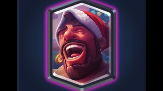 Santa hog rider and new banner & new emotes clash royale
