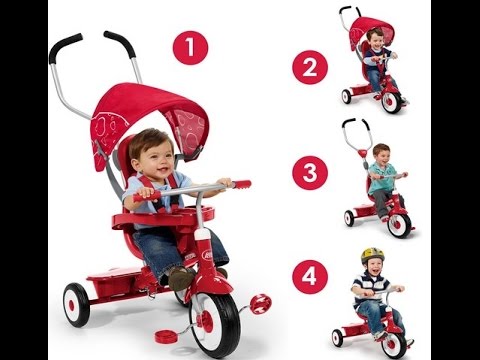 1 to how 4 in assemble trike Red   Radio in YouTube Review  Flyer 1 4 Trike,