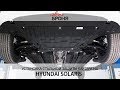 Установка защиты картера на Hyundai Solaris 2017-