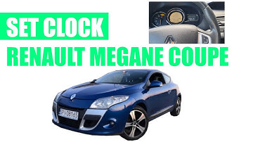 Renault Megane Coupe [2008-2013]: Clock Adjustment (tutorial)
