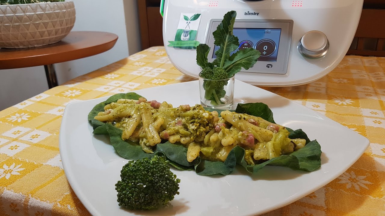 Pasta broccoli e pancetta risottata per bimby TM6 TM5 T31