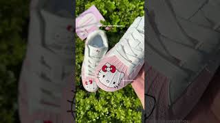 Athlete Statistics found the cutest hello kitty sneakers😍 #hellokitty #pink #sanrio