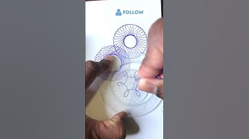 🌈 Spirograph Design – The Most Beautiful Symmetry You’ll Ever See!#spirograph#youtubeshorts