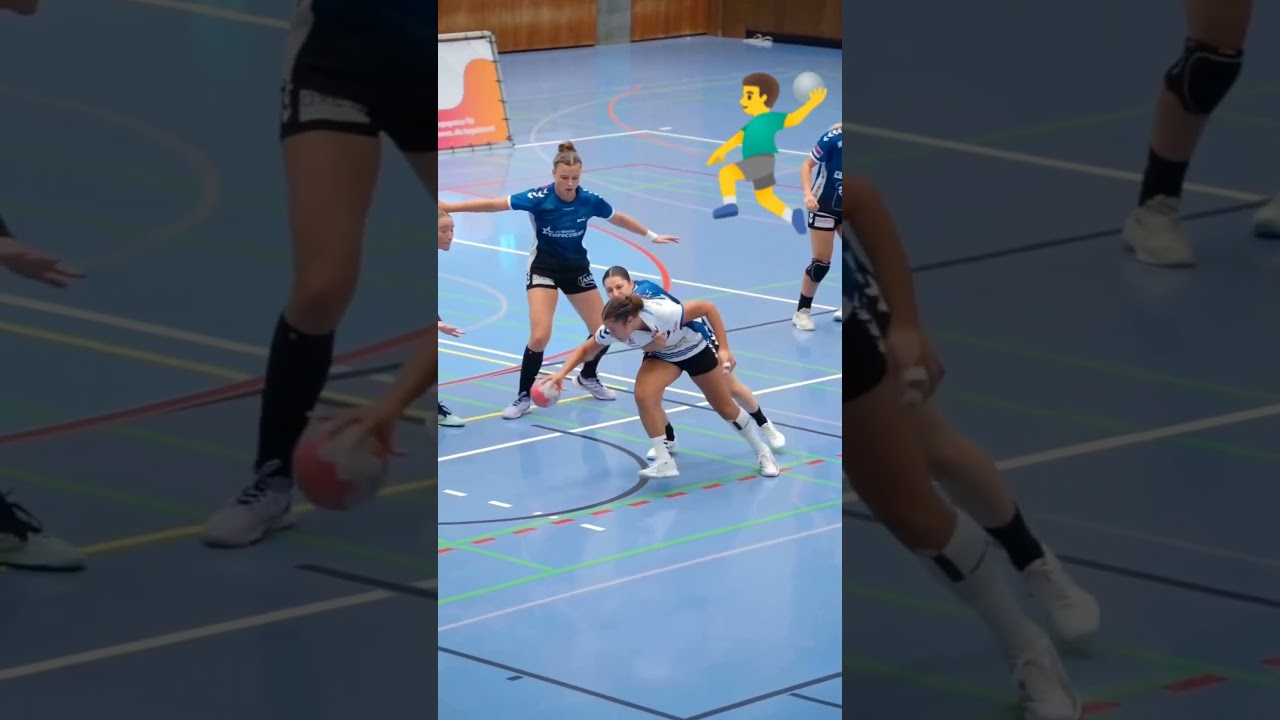 high jump goal handball match⚽ 