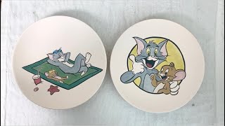 Pottery painting * Tom and Jerry on pottery • 톰과제리 그리기
