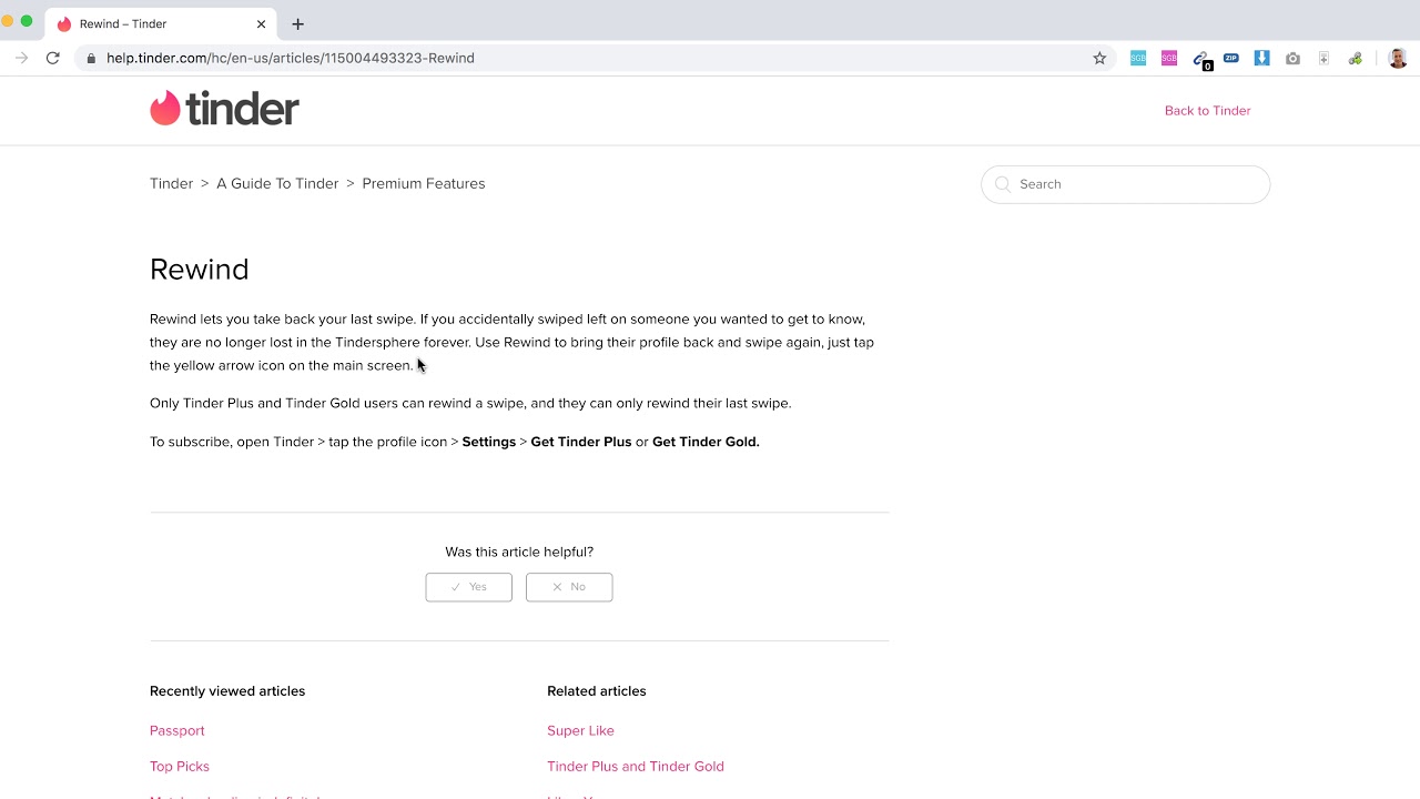 Accidentally swiped left on tinder what to do? 