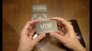 Stainless Steel NFC Card Demo - Look/Feel/Function