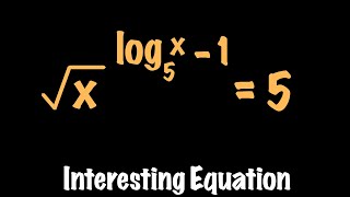 Math Olympiad Problem | Solving a Nice Equation with Radicals and Logarithm | Can You Solve For x?!