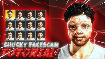 NBA 2K21 CHUCKY FACESCAN TUTORIAL! BEST CUSTOM CHUCKY FACESCAN IN NBA 2K21! IN DEPTH TUTORIAL ON PS5
