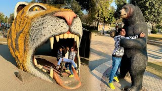 Mamu Ko Tiger Ky Moo Me Dal Dia Or Big Bear Sa Mila