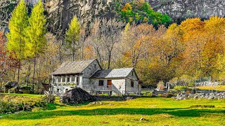 Fontanellata เป็นหมู่บ้านชาวสวิสอันเงียบสงบใน Ticino 🇨🇭 สวิตเซอร์แลนด์ 4K