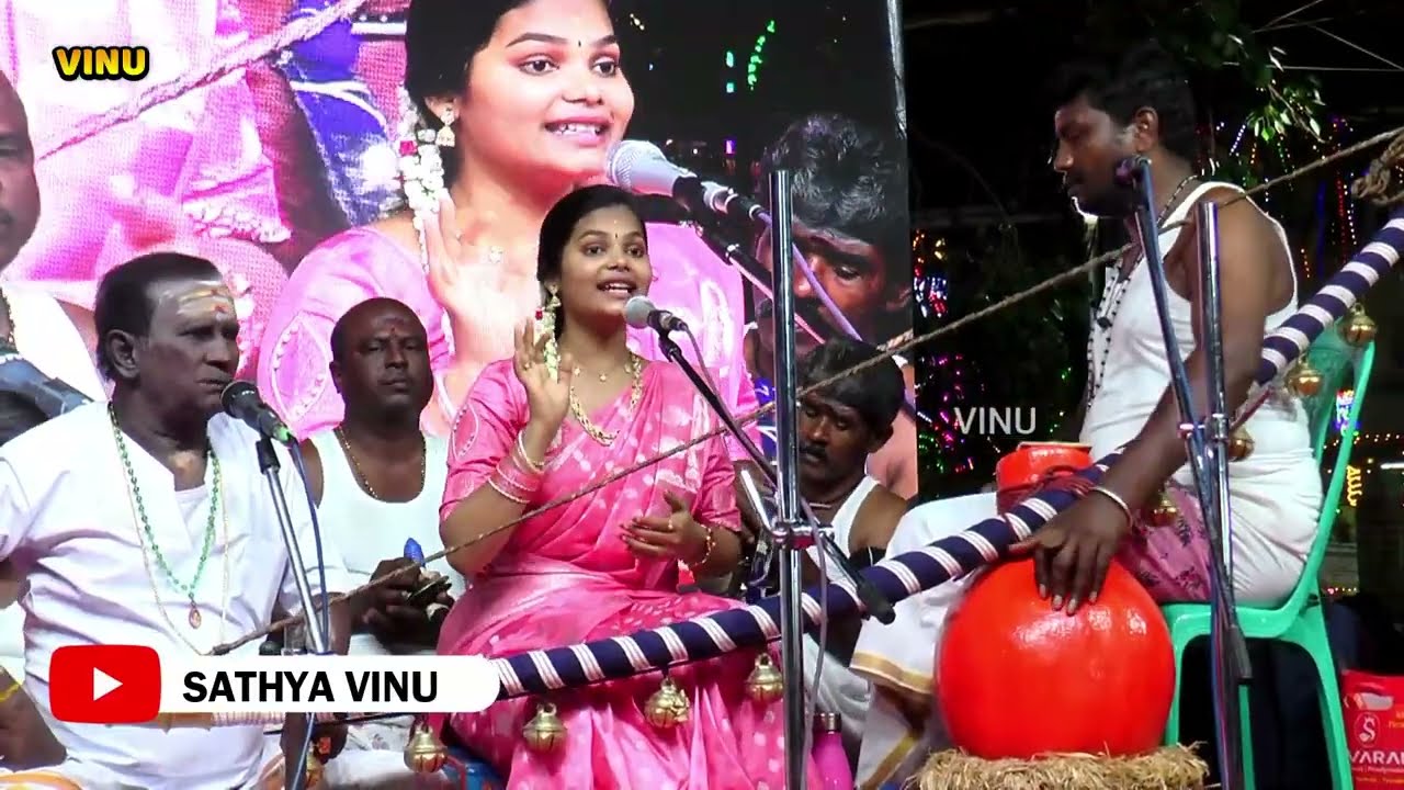 💥மதுரையில் கலக்கிய || அச்சங்குன்றம் அரசி 💚மாதவி வில்லுப்பாட்டு #madhavi #vinu