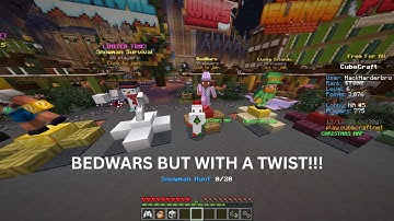 Cubecraft bedwars but I can only use my fist!