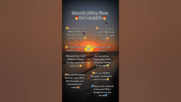 Smooth Pickup Lines For Boys and Girls #shorts#facts