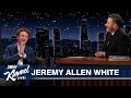 Jeremy allen white on the bears crazy christmas episode going out to eat  doing wrestling stunts