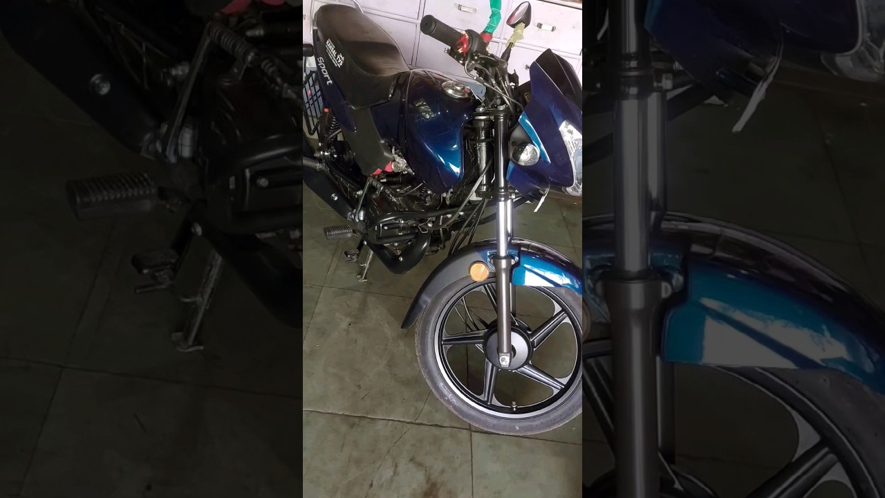 TVS New Sport | New Sport 110 | TVS Sport Blue 