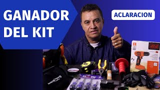 Ganador del Sorteo - Kit de Herramientas (ACLARACION) by Curso de Electricidad Practico 1,126 views 4 months ago 2 minutes, 35 seconds