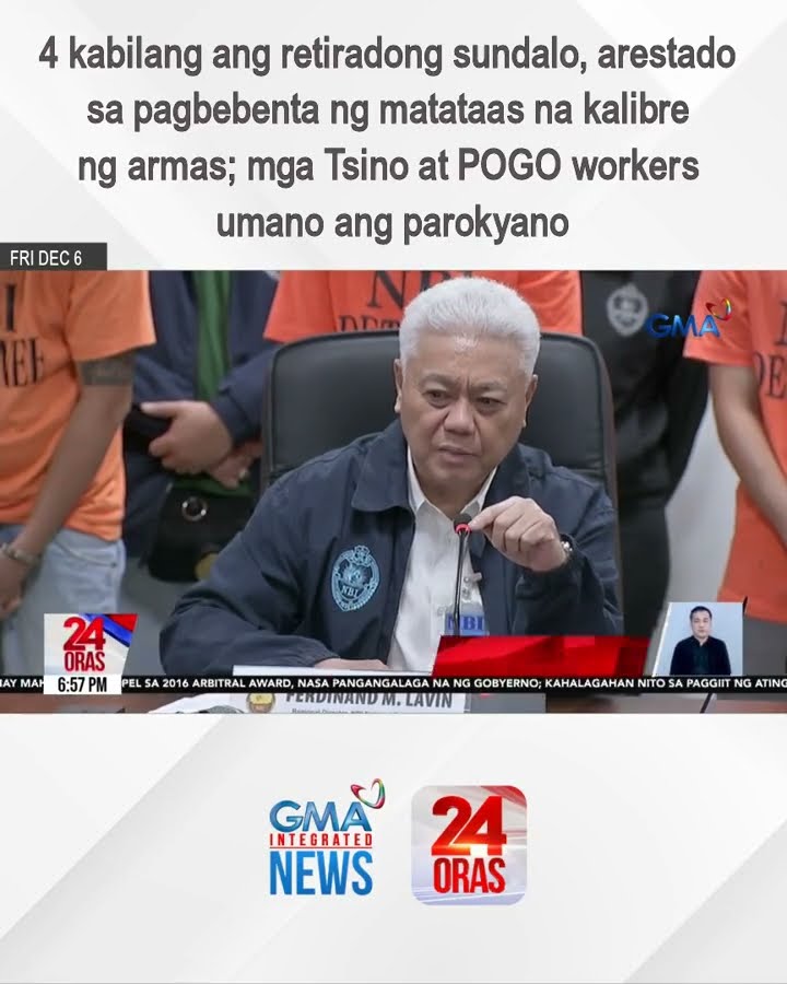4 kabilang ang retiradong sundalo, arestado sa pagbebenta ng matataas na kalibre ng armas..| 24 Oras