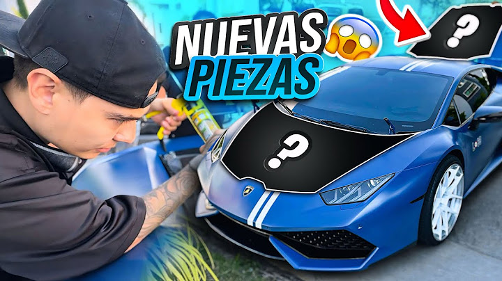 INSTALÉ NUEVAS PIEZAS EN MI LAMBORGHINI YO MISMO😱 *transformación pte1* | ManuelRivera11