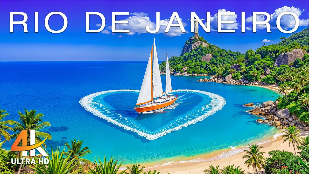 4K RIO DE JANEIRO – Stunning Views of Brazil’s Gem  Relaxing Deep House Chill