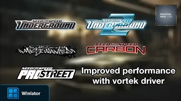 Winlator 7.1.5 Glibc | Mediatek Helio G99 | NFS Series Test (Underground - Prostreet)