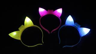 光るネコ耳カチューシャ　大国屋