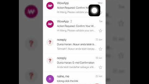 Cara validate email dan tukar privacy (Wowapp)