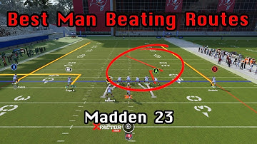 BEST MAN BEATING ROUTES! HOW TO BEAT MAN COVERAGE IN MADDEN 23! | Madden 23 Tips & Tricks