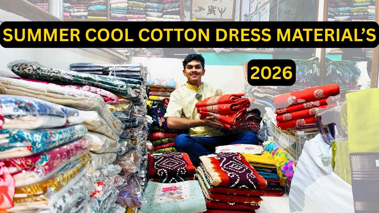 Latest Cotton Dress Materials at Wholesale Rate 2026|| #rajkamalfashion #onlineshopping