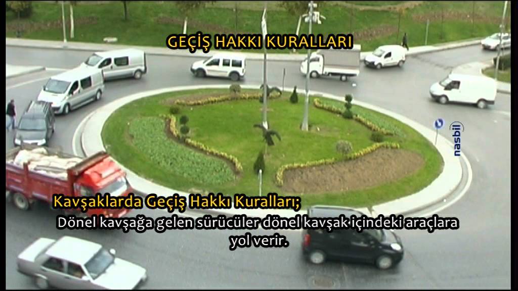 kavşaklarda geçiş üstünlüğü