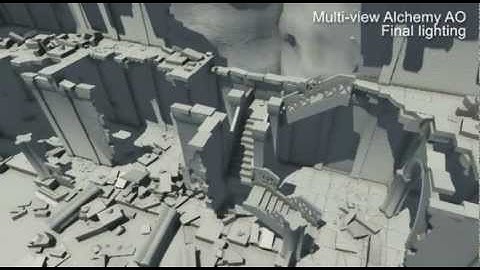 Multi-view Ambient Occlusion with Importance Sampling