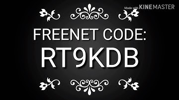 FREE FREENET CODE 100 points
