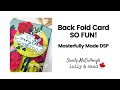 So fun  easy  back fold card  masterfully made  stampin up