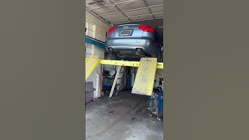 2005 Audi s4 muffler, and resonator delete ￼