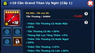 Ace Fishing - Hướng dẫn newbie chế tạo cần máy titan và các dòng phổ biến screenshot 5