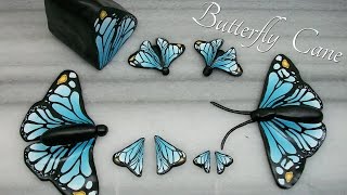 DIY Butterflies - Polymer Clay Cane