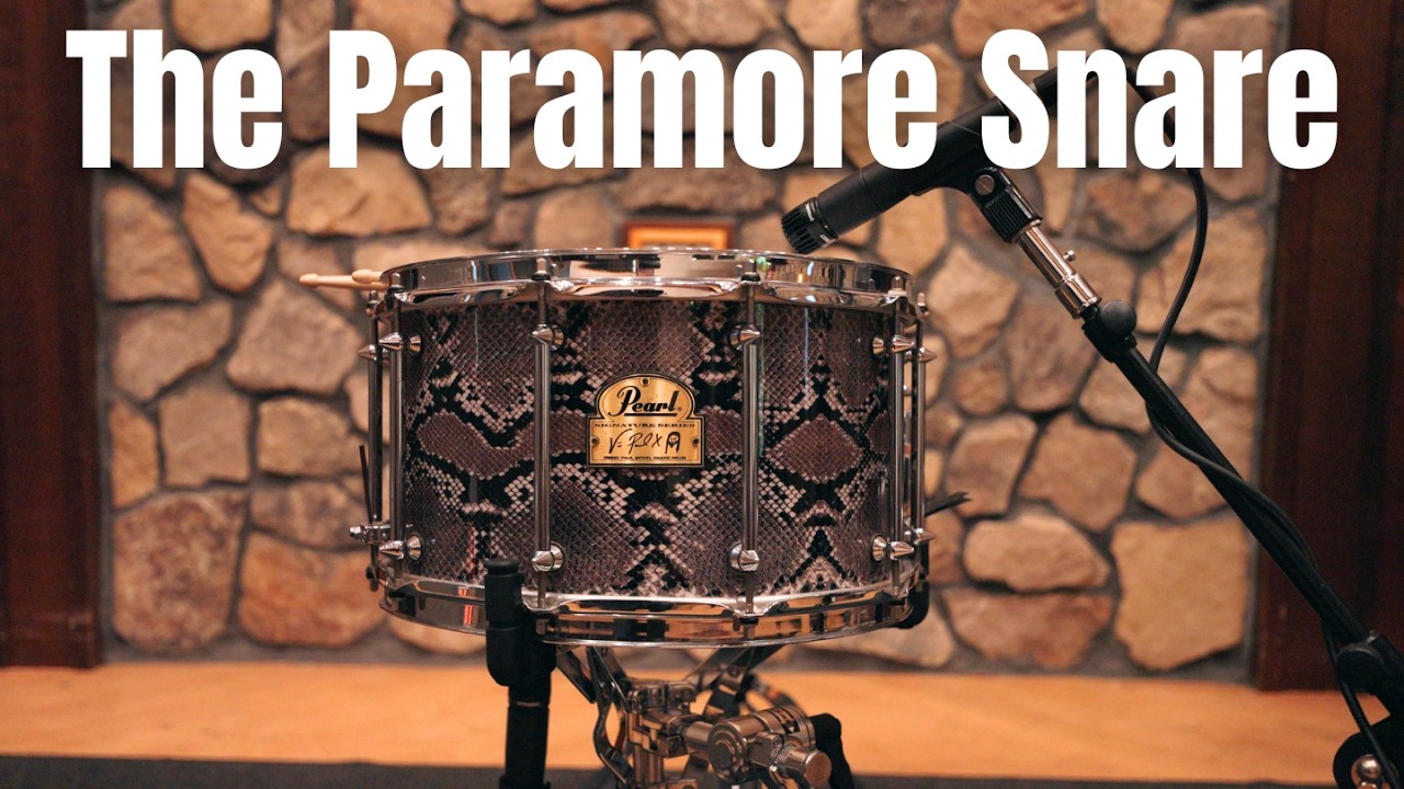 The Paramore Snare | Misery Business, crushcrushcrush, That's What You Get, and more