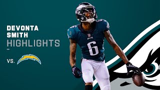 Every DeVonta Smith catch from 116-Yd Game vs. Chargers | NFL 2021 Highlights