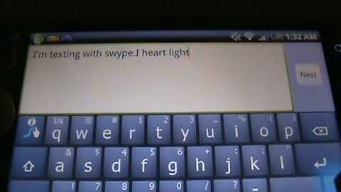 Swype EVO 4g