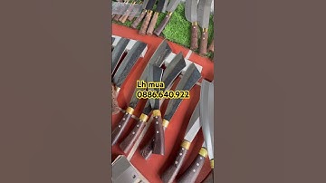 Bộ dao pangiang chặt xương chuẩn nhíp đỏ Nga