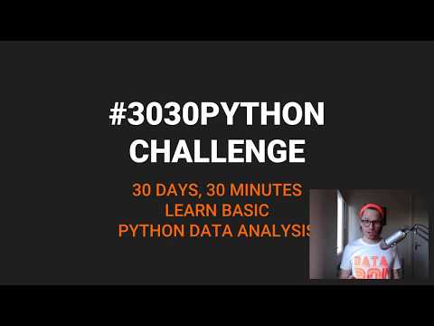 #3030Python Challenge Outline and Setup